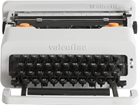 White Olivetti Valentine