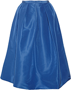 TIBI Silk Faille Midi-Skirt