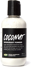 LUSH Coconut Deodorant Powder